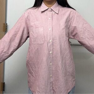 L.L. Bean Men's Casual Button Down in Soft Pink